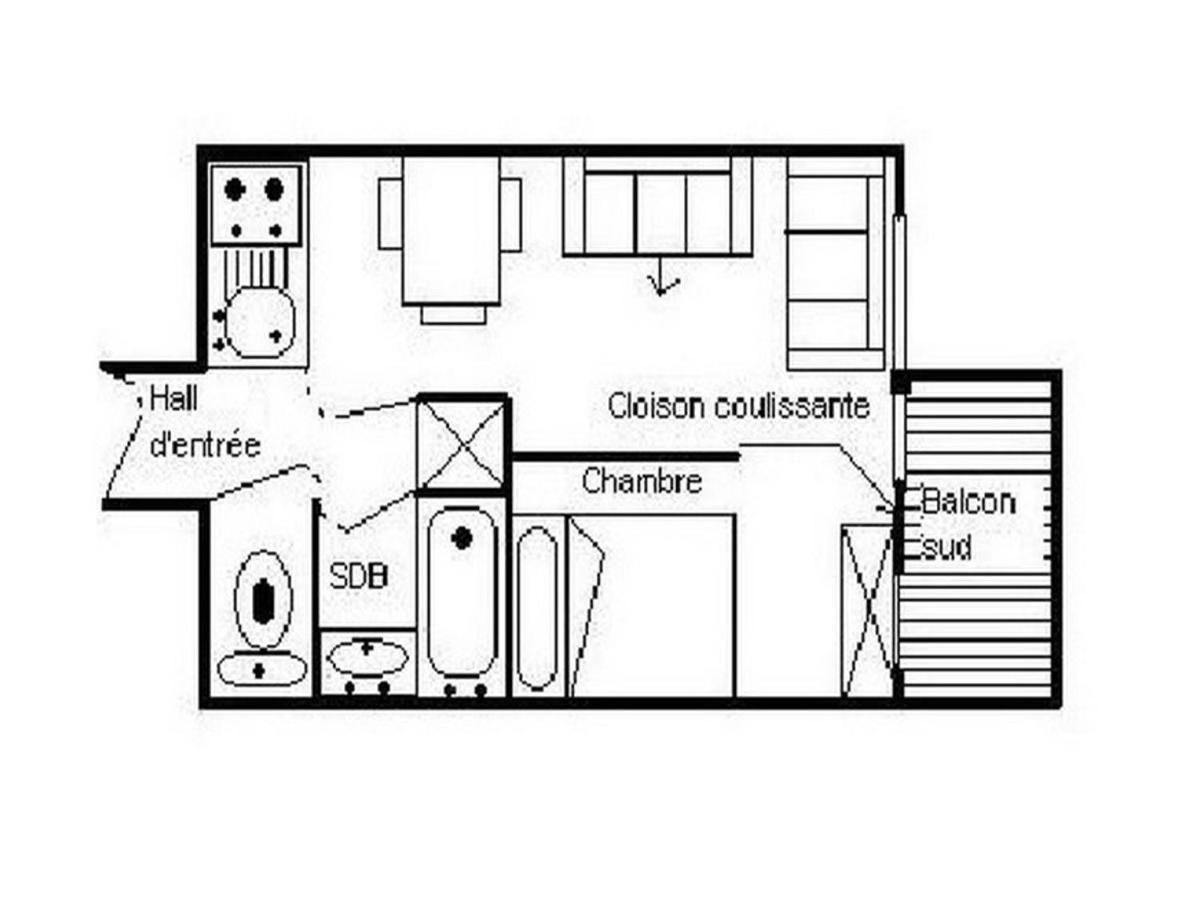 Appartement Cosy Renove 2 Pieces - Skis Aux Pieds - Balcon Sud-Ouest - Centre Resort - Fr-1-344-877 Saint-Martin-de-Belleville Bagian luar foto